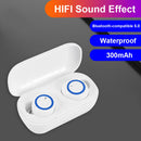 Y50 TWS Earbuds Bluetooth-Compatible Wireless Sport Headphones (White Blue)