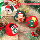 Home Ornaments Christmas Wool Ball Xmas Drop Hanging Pendant Felt Poke