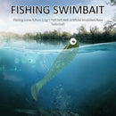 Fishing Lures 5.5cm 1.2g T Tail Soft Bait Artificial Wobblers Bass Pike Swimbait
