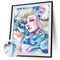 Oil Paint Painting Girl By Numbers Coloring Picture Digital Drawing