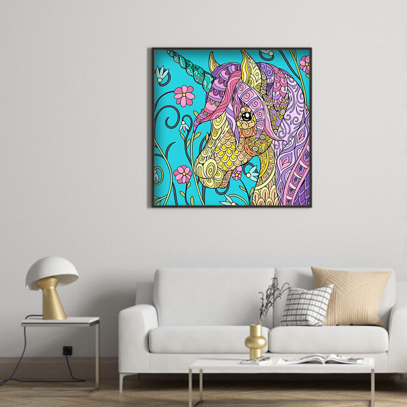 Diamond Painting Partial Special Drill horse Picture of Rhinestone