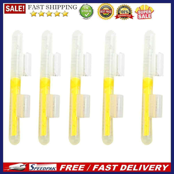 5 Packs Fishing Float Fluorescent Lightstick Night Glow Fishing Rod Accessori