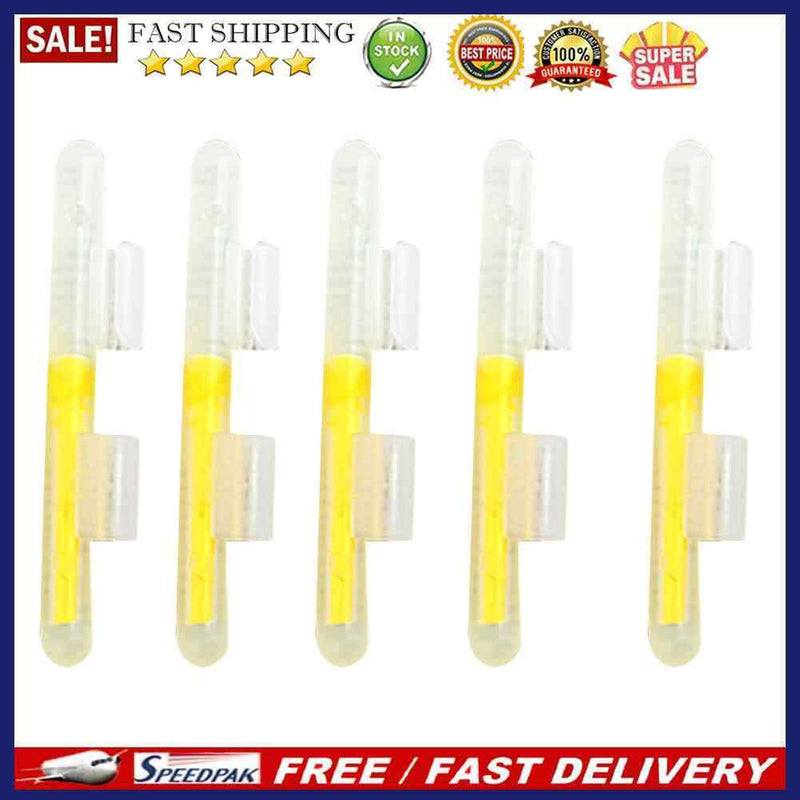 5 Packs Fishing Float Fluorescent Lightstick Night Glow Fishing Rod Accessori