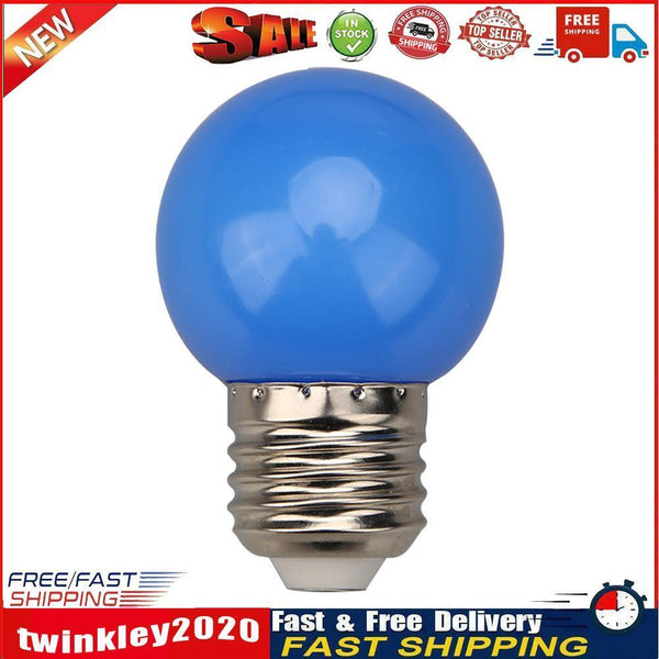 Colorful Globe Light Bulb E27 3W SMD2835 LED Lamp Bar Home Decor (Blue) Newly
