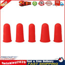 Anti-slip Hot Glue Gun Finger Caps Silicone Finger Cover Sleeve (Red 5pcs) Newly