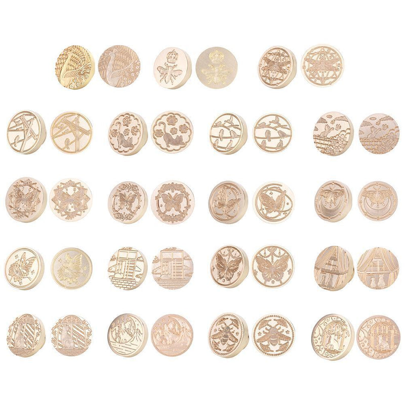 Animal Retro Wax Seal Stamp Head Fire Paint for Wedding Invitations (DW15)