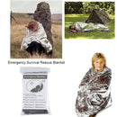Outdoor Rescue First Aid Kit Warm Insulation Foil Emergency Lifesaving Blanke