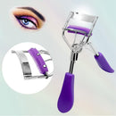 Cosmetic Makeup Tool Big Eye Curling  Clip with Comb Eyelash Curler Tweezers