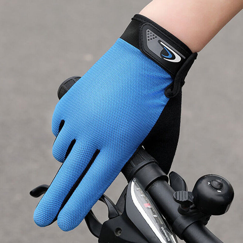 #A Anti Slip Men Gloves Summer Touch Screen Sports Fishing Bike Cycling Hand Glo