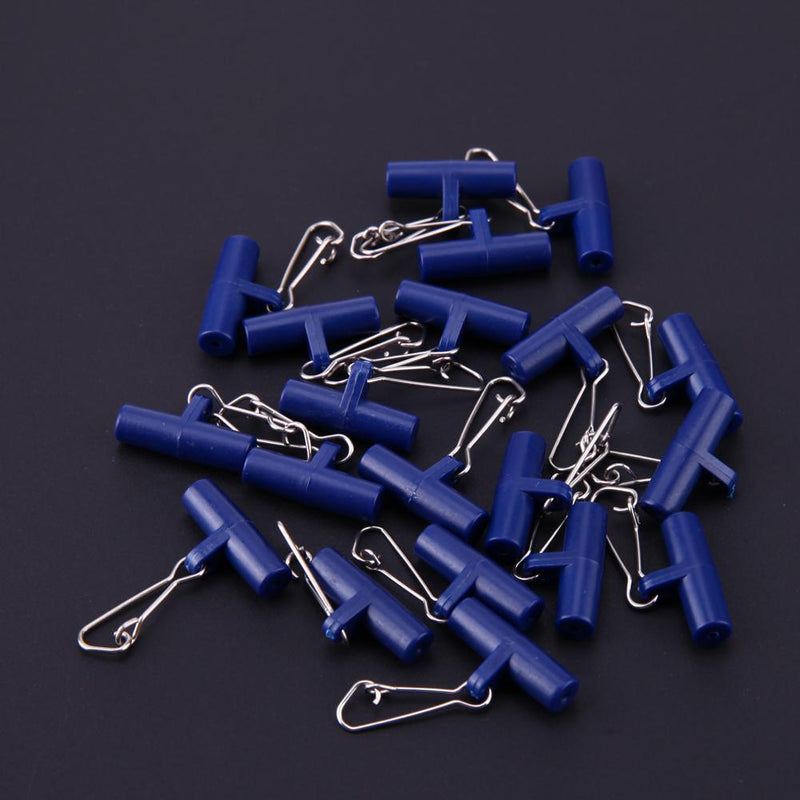 100pcs Zip Slider High-strength Fishing Line Sinker Slider Slides Hooked