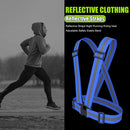 Reflective Straps Night Running Riding Vest Adjustable Safety Band (Blue) Newly