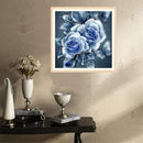 Rose 5D Diamond Painting Embroidery DIY Craft Cross Stitch Home Decor(Blue