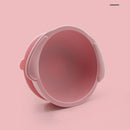 Silicone Baby Training Bowl Tableware for Kids with Suction Bowl (Pink) Newly