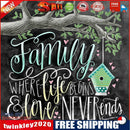 5D Diamond Painting Kit DIY Letter Full Round Diamond Mosaic