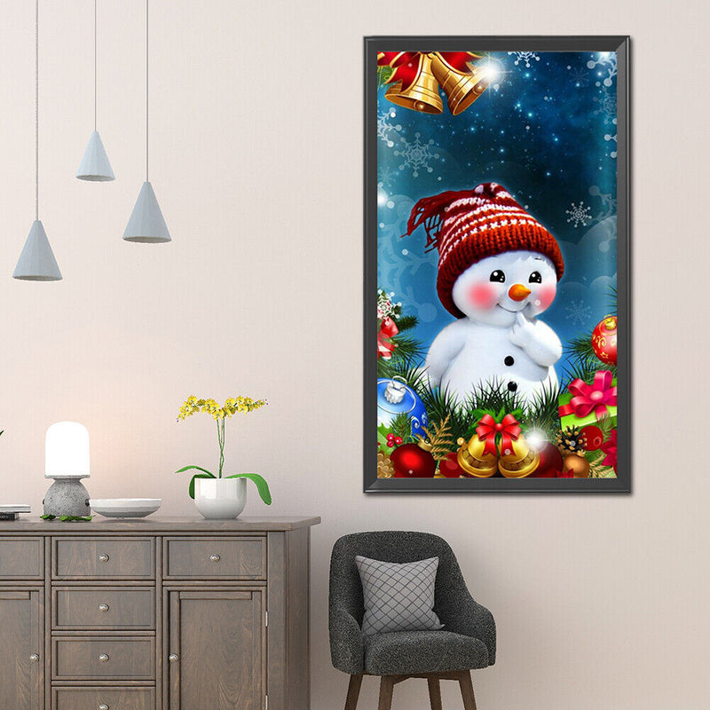 Diamond Painting Kit snowman Full Round Rhinestone Wall Picture