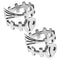 Wear Yarn Guides Opening Sewing Crochet Loop Knitting Ring Fish Bone Shape