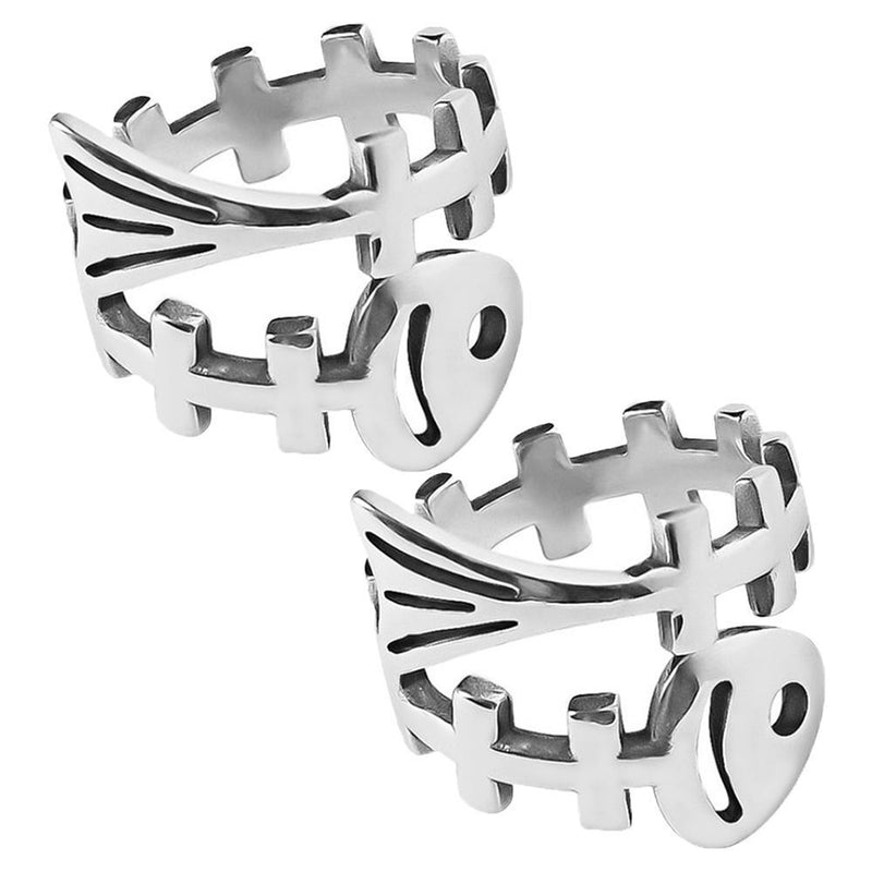 Wear Yarn Guides Opening Sewing Crochet Loop Knitting Ring Fish Bone Shape