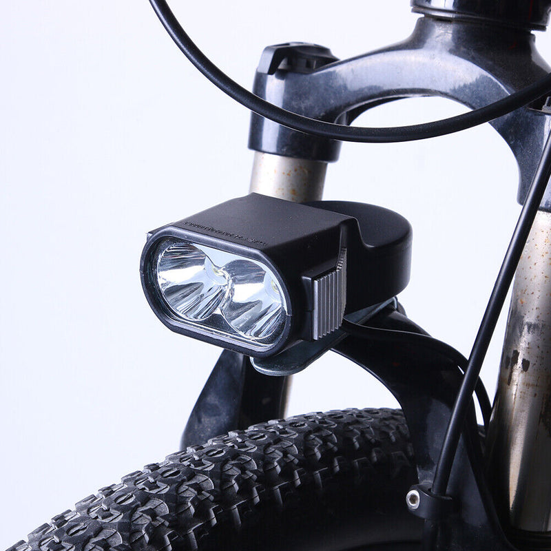 Electric Bicycle Front Light 36V 48V 60V E-Bike Headlight Cycling Accessories