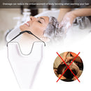 Portable Hair Washing Tray Patient Spa Neck Rest Professional Salon (White)
