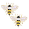 Women Gitfts Lapel Pin Cute Cartoon Brooch Animal Badge Bee Honey Enamel Pins
