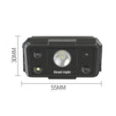 Rechargeable Powerful Sensor Headlamp XPE LED Fishing Headlight (Black)