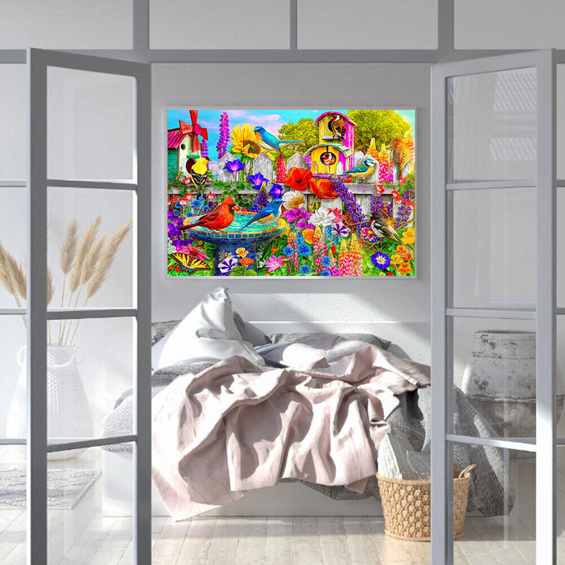 5D Cabin Animal Mosaic Diamond Painting Drawing Full Round Drill DIY Handcraf