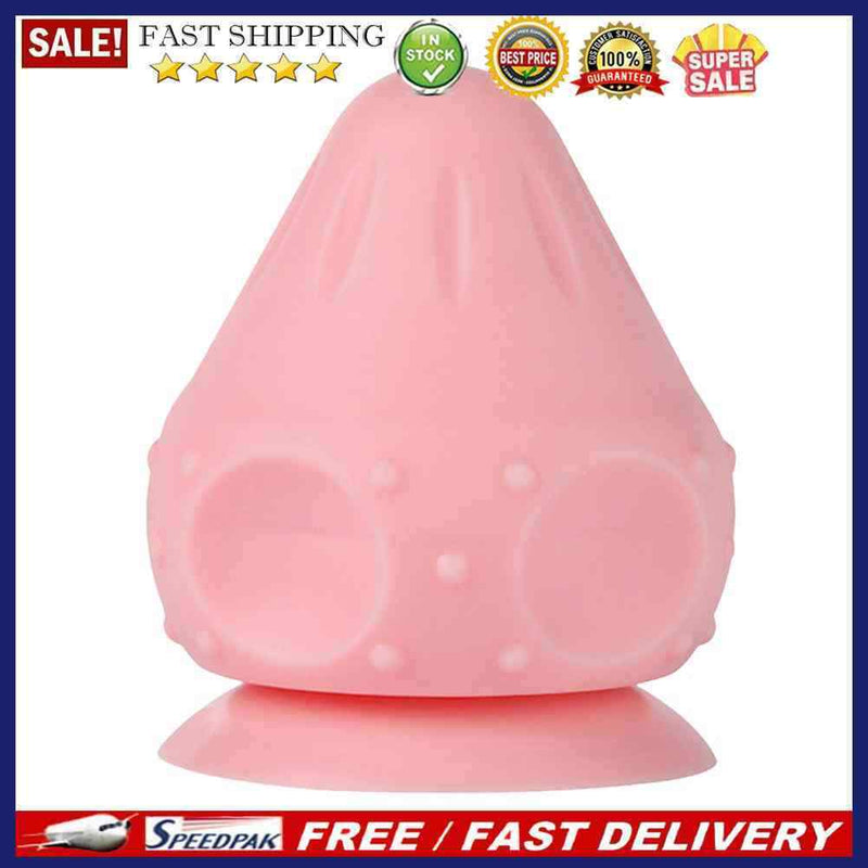 Silicon Massage Cone Solid Adsorption Balls Psoas Muscle Massage (Pink)