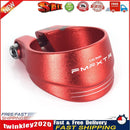 34.9mm Bicycle Saddle Seat Tube Clamp MTB Road Bike Seatpost Clamps (Red) Newly
