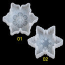Shape Accessories Christmas Crystal Mold Big Snowflake Silicone Mould Clay Tool