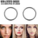 Steel Open Hinged Segment Nose Hoop Lip Ring Piercing Septum Ear Helix Tragus