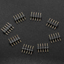 10pcs Male Connector Pin Needle for LED Strip(5Pin RGBW5050)(Black) Newly