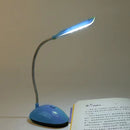 LED Table Light Battery Eye Protection Reading Household Book Lamp (Blue) Newly