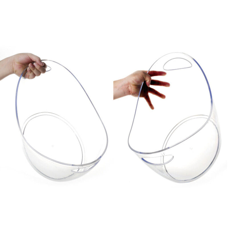 Ingot Beer Ice Bucket Bar KTV Home Wine Holder Transparent Barware (4L)
