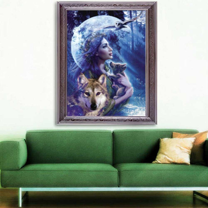 5D DIY Diamond Painting Beauty Cross Stitch Embroidery Mosaic Art Craft Kit