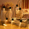 30LED Solar String Lights Bulb Retro Garland Christmas Yard Decor (6.5m)