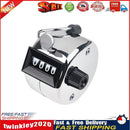 4 Digit Number Manual Mini Tally Counter Mechanical Clicker (Plastic Knob) Newly