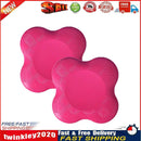 Yoga Knee Pad Elbows Hands Wrist Cushion for Plank Fitness (Rose Red 2pcs) Newly