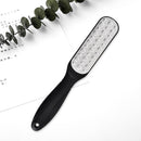 Double Side Stainless Steel Foot Rasp File Dead Skin Callus Remover (Black)