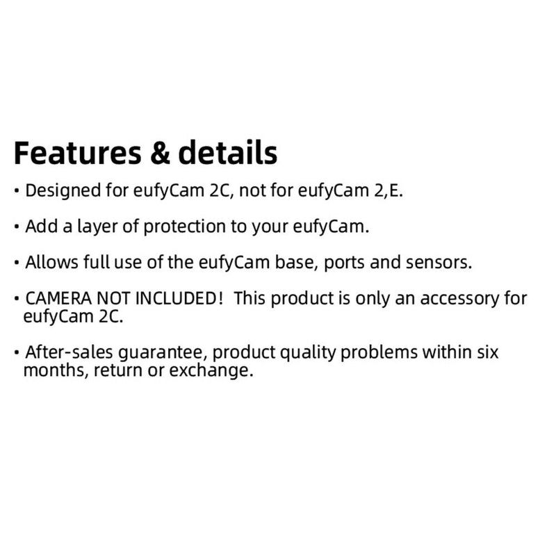 #A Silicone Camera Protective Case Outdoor Security Camera Protector for EufyCam