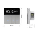 Tuya 16A WiFi Smart Thermostat Electric Floor Heating Remote Controller (D)