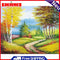 Forest Trail Oil Paint By Numbers DIY Canvas Wall Art Picture Craft Home Decor