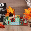 Theme Double-sided Festive Wooden Sign Home Decor Thanksgiving Decoration