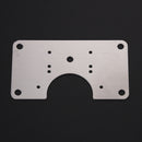 Stainless Steel Hinge Fixing Plate Cabinet Door Furniture Drawer Window Mou