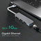 5Gbps USB HUB Extender 4 Port Multi USB 3.0 USB 2.0 Splitter Adapter (Grey)