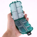 10 Compartment Fishing Tackle Box Small Accessories Box Fishing Hook Fishing Connector Bait
