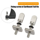 #A 1/2pcs Surfboard Fin Screw Tail Fin Fixing Nails Replacement Longboard Parts