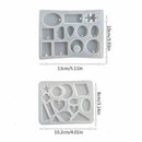Crystal DIY Crafts Earring Mould Irregular Silicone Mold Jewelry Making Tools