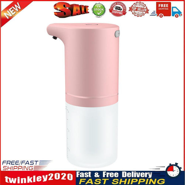 USB Charging Infrared Induction Smart Foaming Liquid Soap Dispenser (Pink) Newly