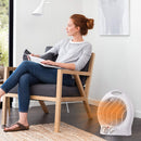 Electric Space Heater Fast Heating Small Heaters Fan - 2000W for Table Desk