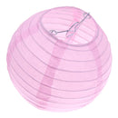 10pcs 6 inch Round Chinese Paper Lantern DIY Lamp Party Decor (Pink)